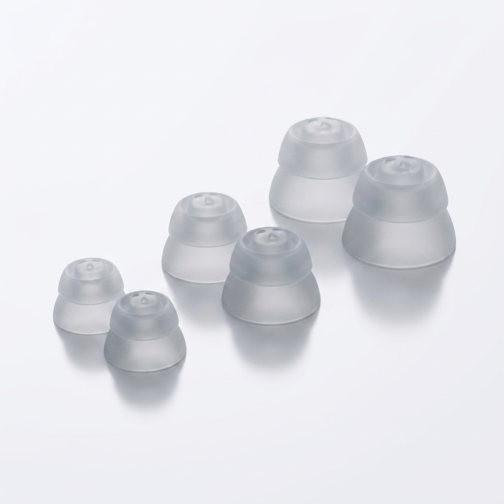 Lunova Comfort Domes™ — Replacement Set (3 Sizes / 3 Pairs)