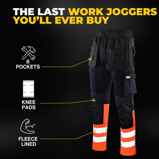 LUNOVA™ - Ultra-Stretch Knee Pad Cargo Joggers