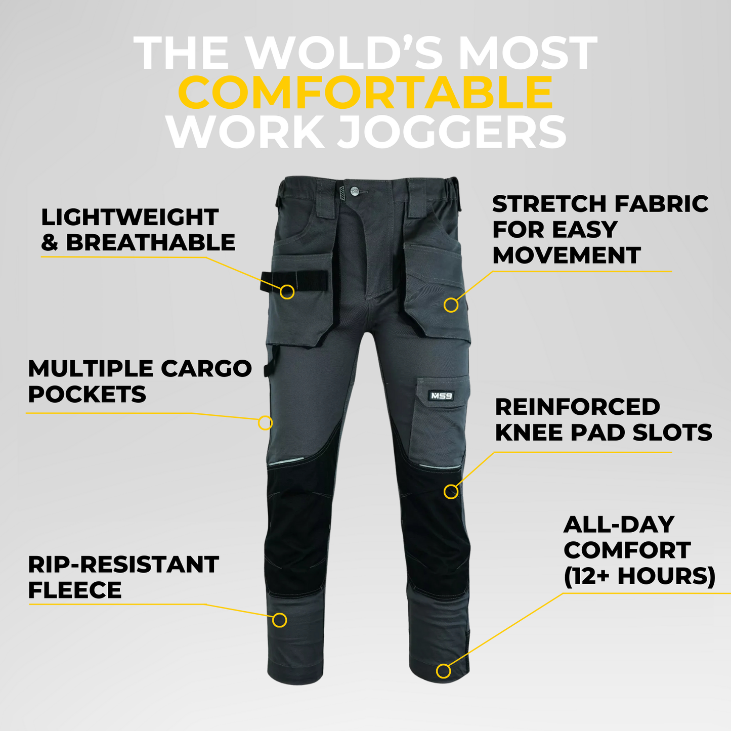LUNOVA™  Ultra-Stretch Pro Work Cargo Trousers