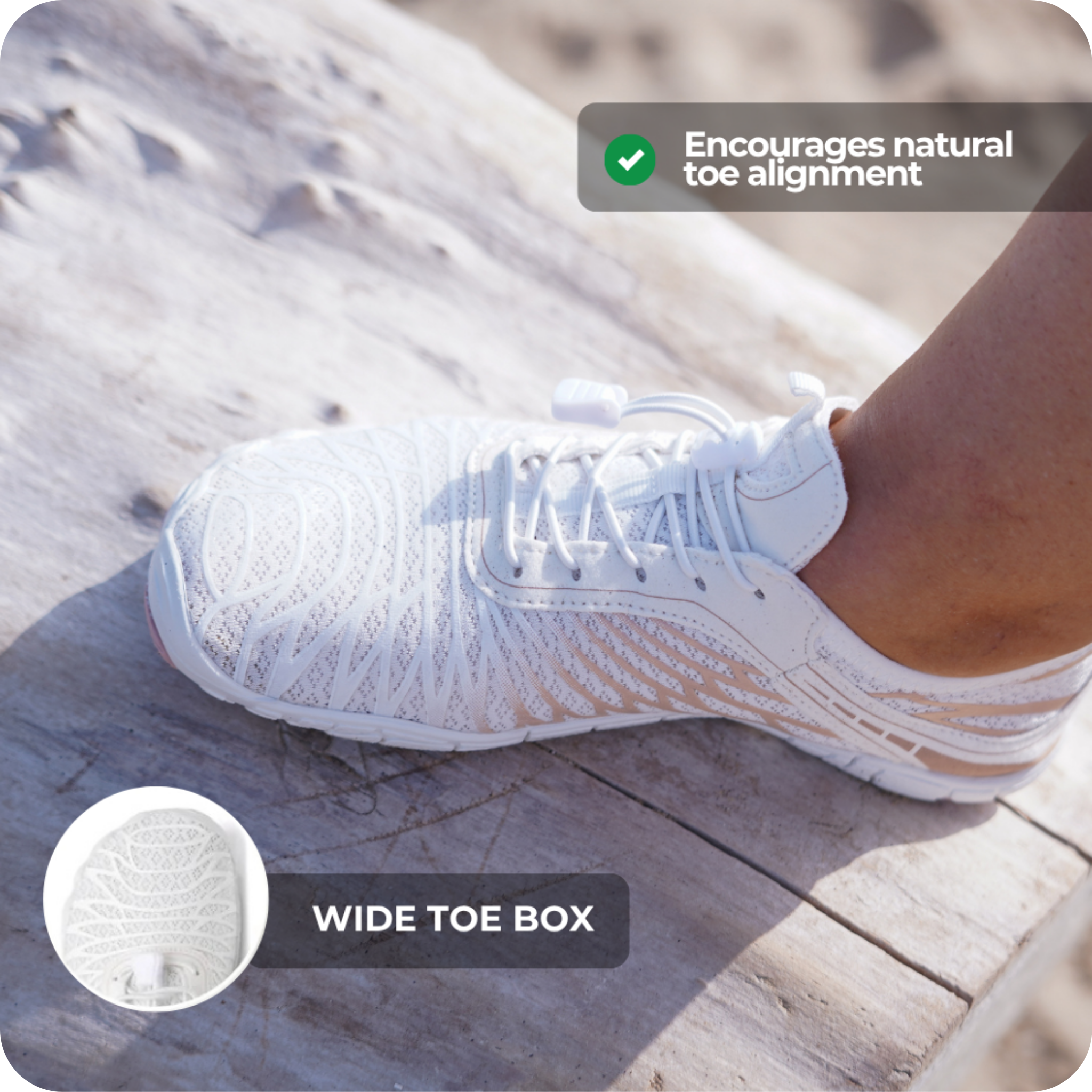 Lissia - Breathable, non-slip barefoot shoes for women