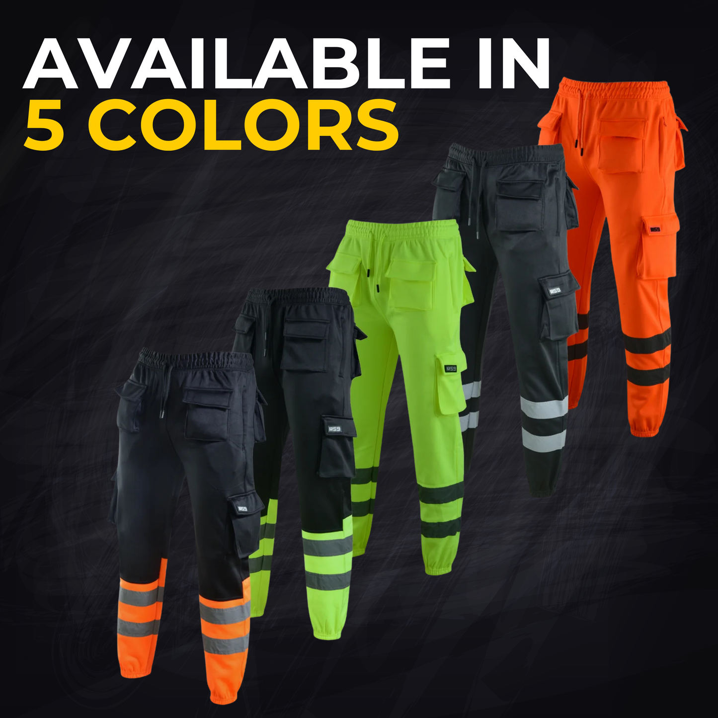 LUNOVA™ Ultra-Stretch Regular Fit Work Cargo Joggers