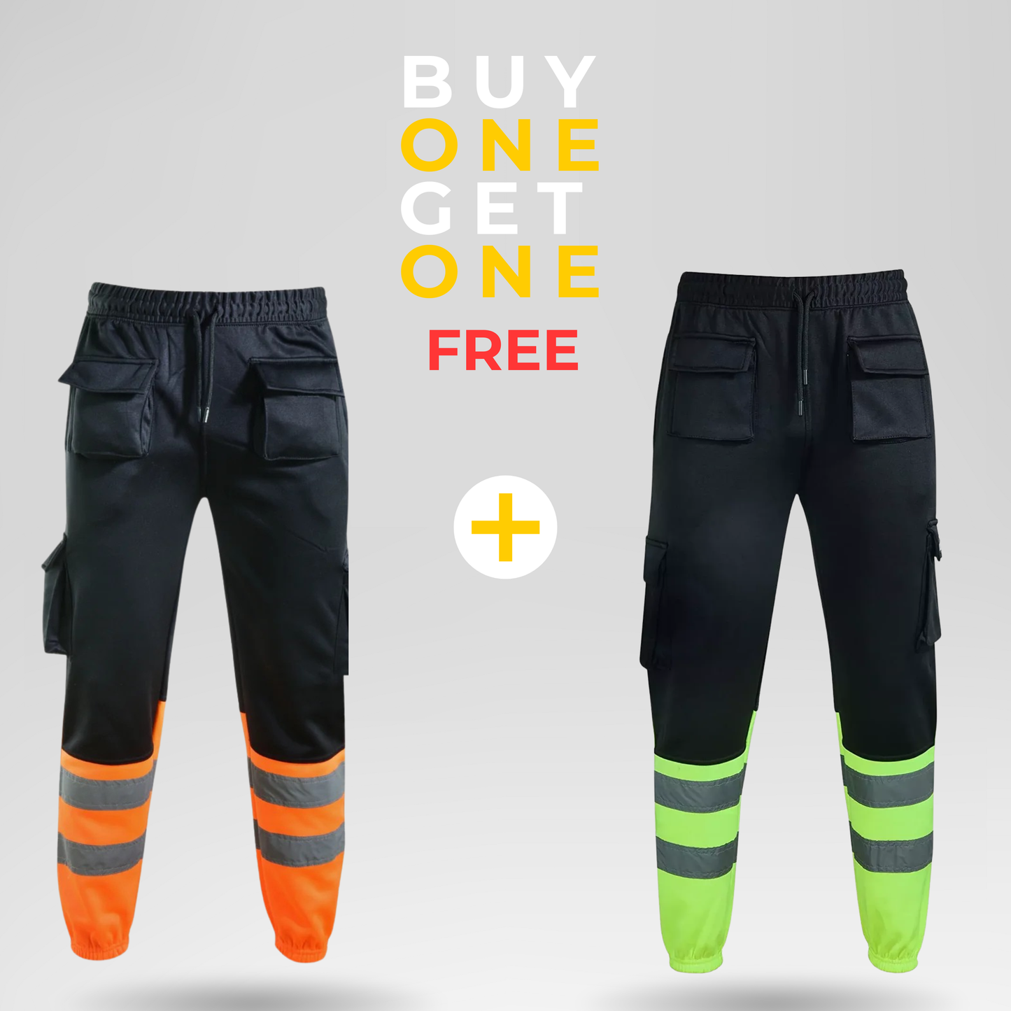 LUNOVA™ Ultra-Stretch Regular Fit Work Cargo Joggers