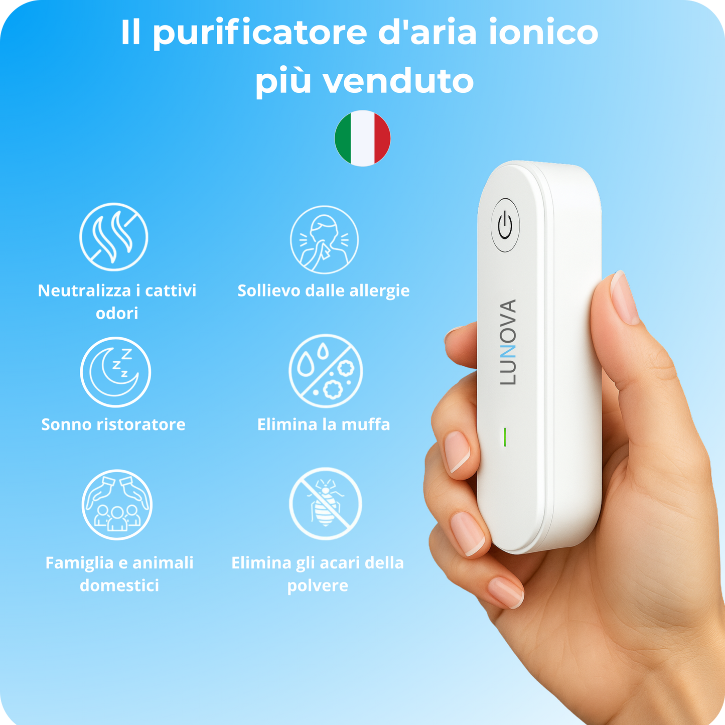 Lunova™ Purificatore d’Aria
